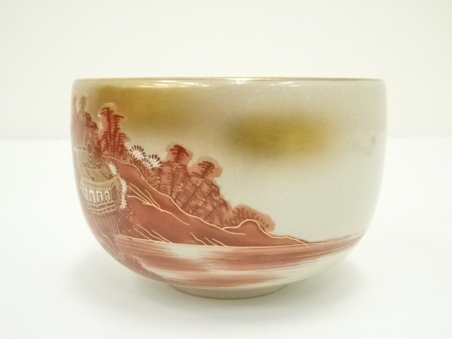 道具 ] - 道具 九谷焼 錦峰造 赤絵茶碗（共箱） | ネットショップ圭